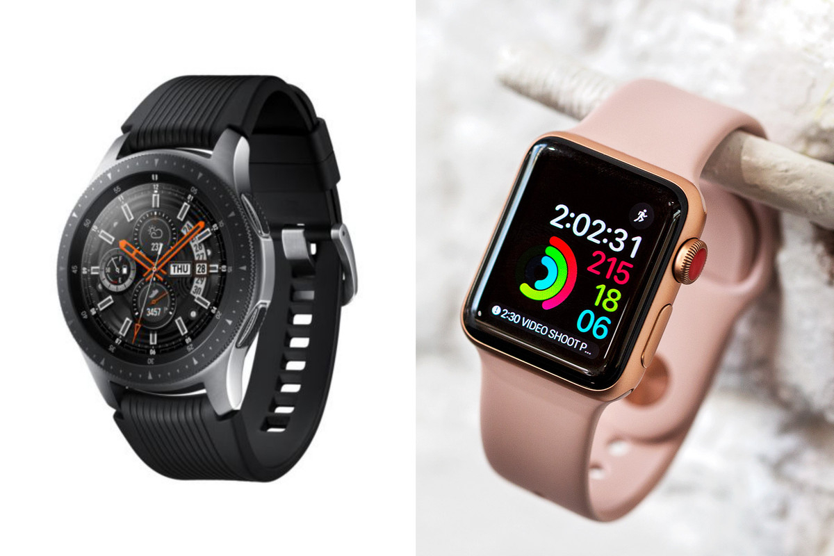 Samsung Galaxy Watch Vs Apple Watch Series 3: Specs serapportantà Samsung Gear S3 Vs Galaxy Watch 3