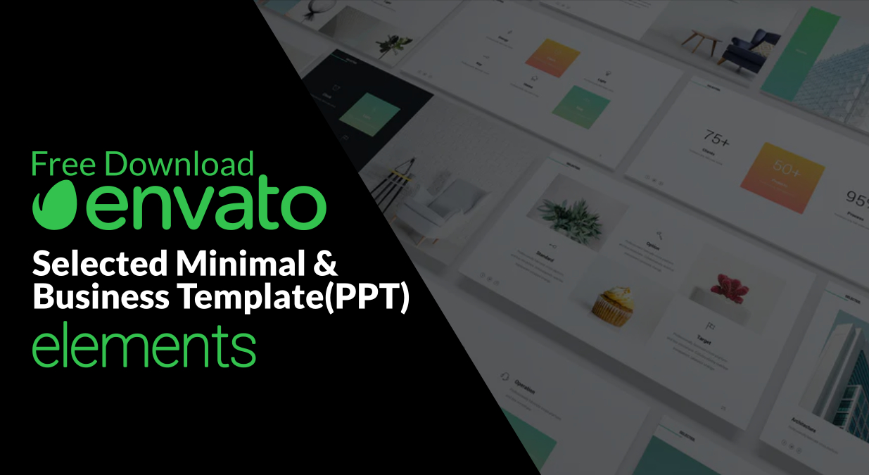 Selected Minimal &amp;amp; Business Template (Ppt) Envato Elements à Envato Free Elements