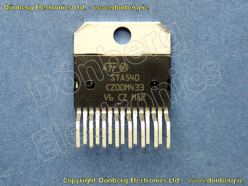 Semiconductor: Sta540 (Sta 540) - Ic Audio Amplifier encequiconcerne Video Amplifier Ics