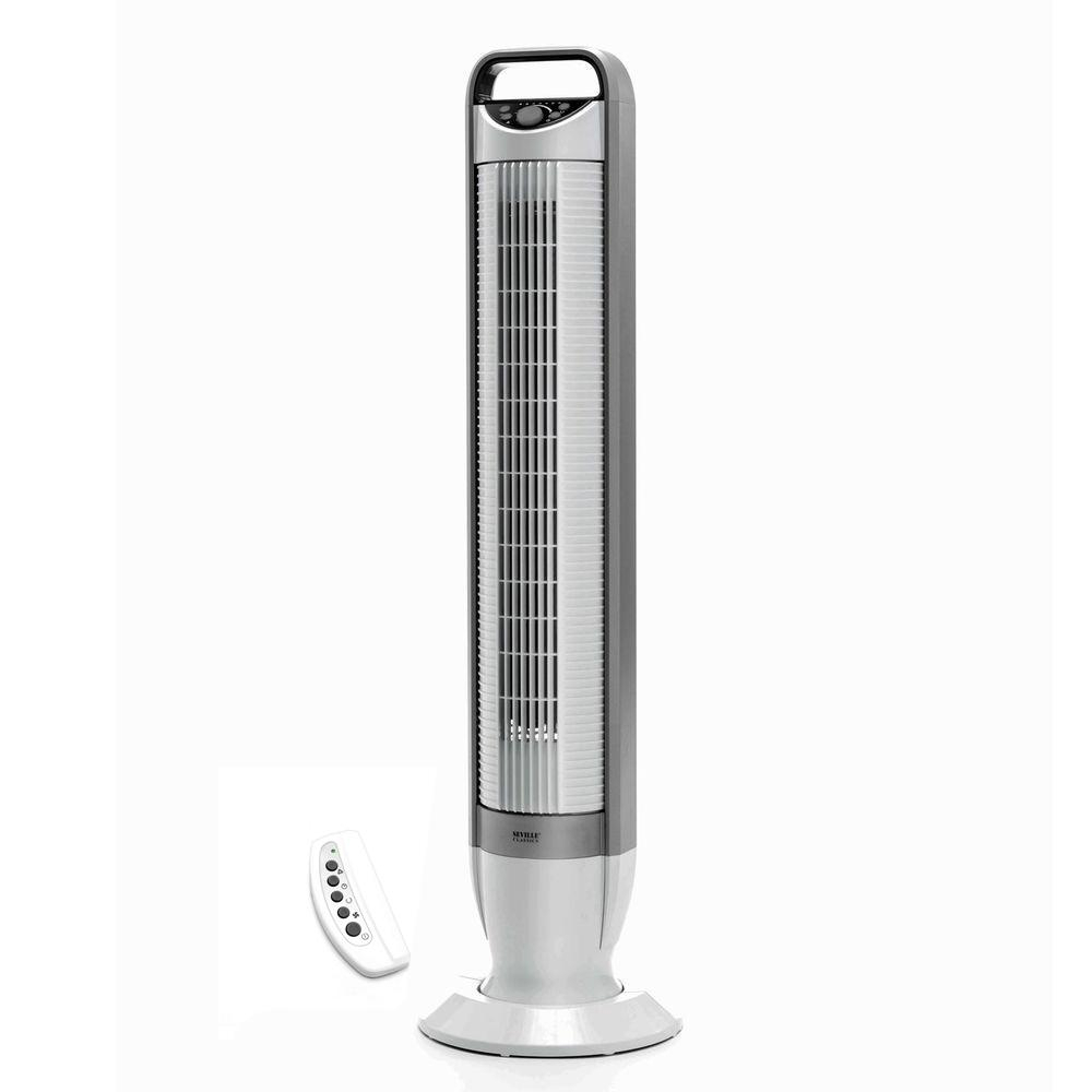 Seville Classics Ultraslimline 40 In. Oscillating Tower tout Tower Fan Costco