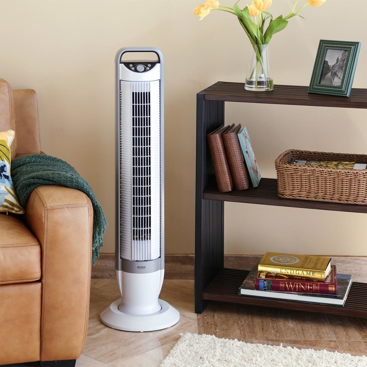 Seville Ultra Slimline Tilt Tower Fan, Ehf10202Uk | Costco Uk serapportantà Tower Fan Costco