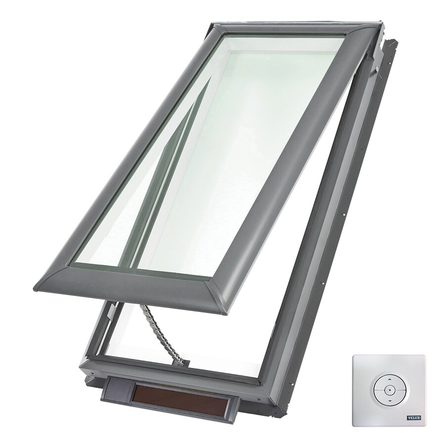 Shop Velux Solar-Powered Venting Laminated Skylight With encequiconcerne Velux Solar Blinds