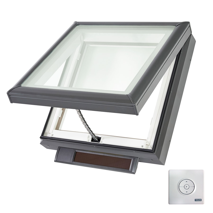 Shop Velux Solar-Powered Venting Laminated Skylight With intérieur Velux Solar Blinds