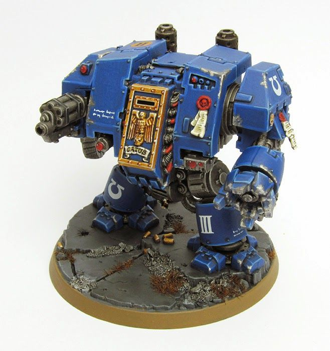 Showcase: Ultramarine Dreadnought | Warhammer, Warhammer pour Warhammer 40K Dreadnought