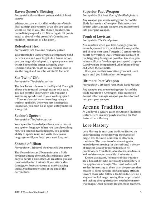 Subclass D&amp;amp;D | Tumblr à Hexblade Unearthed Arcana