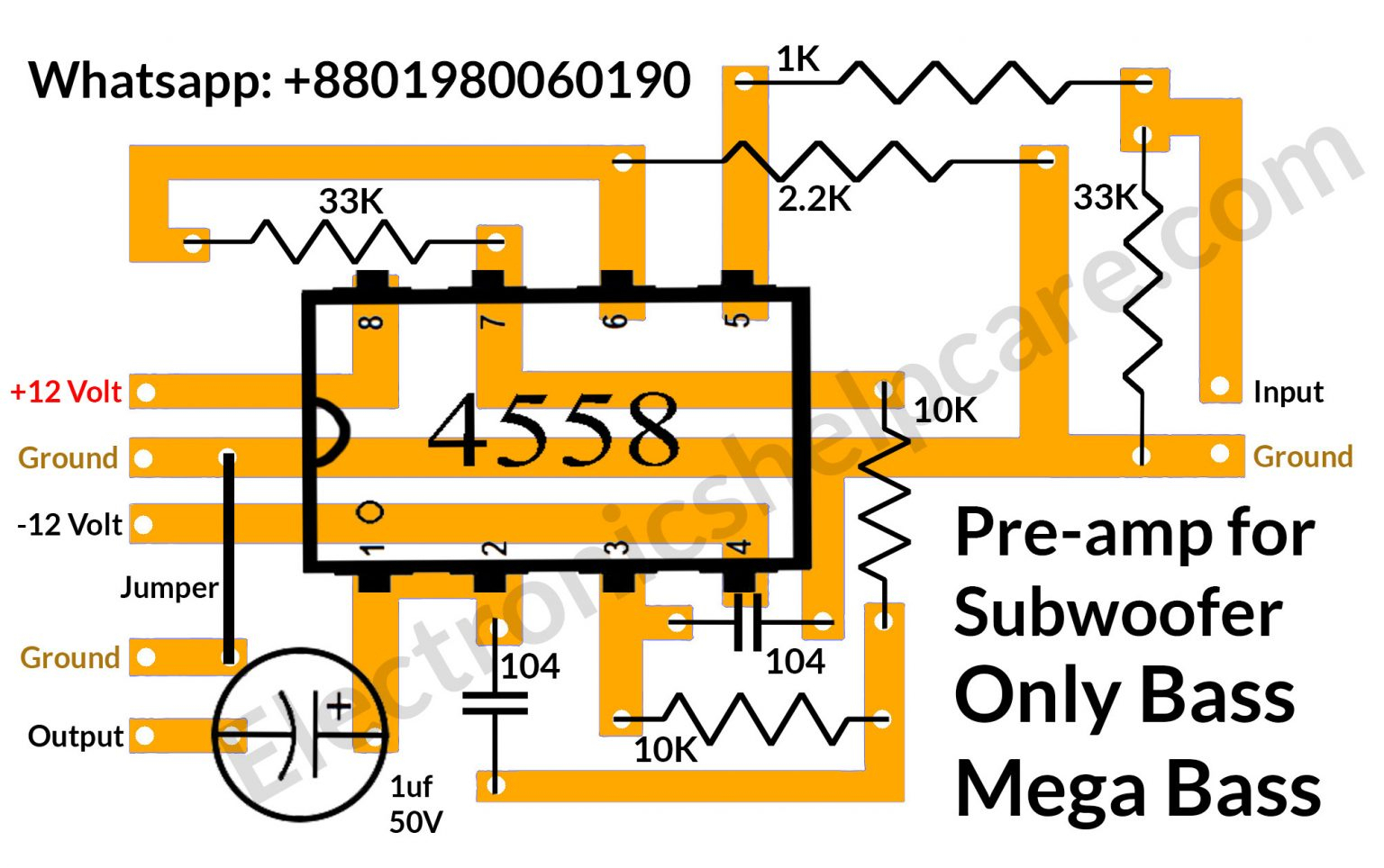 Subwoofer Circuit Diagram - Electronics Help Care à Video Amplifier Ics