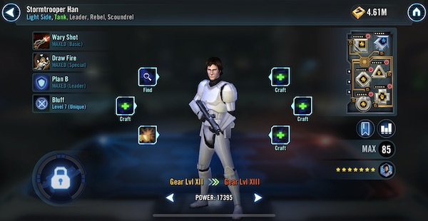 Swgoh Relic Review: Stormtrooper Han - Gaming-Fans destiné Swgoh