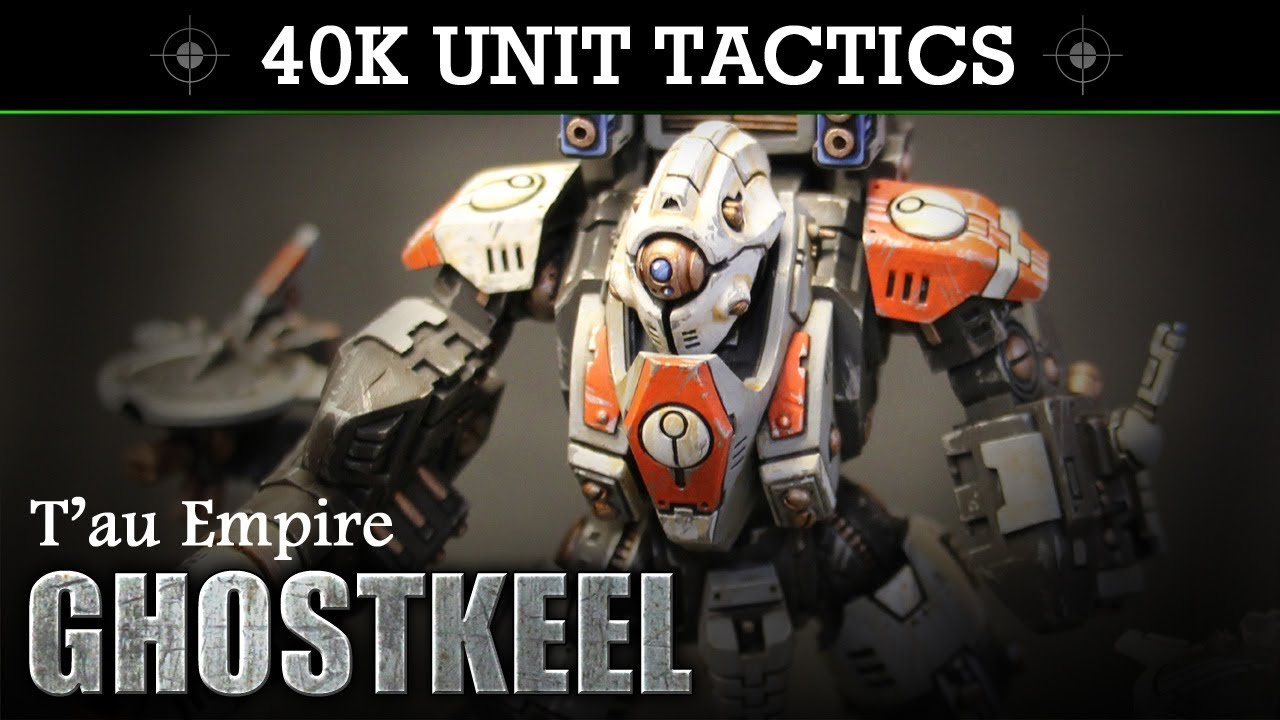 Tau Empire Ghostkeel Battlesuit Warhammer 40K Tactics à Tau Codex 8Th Edition