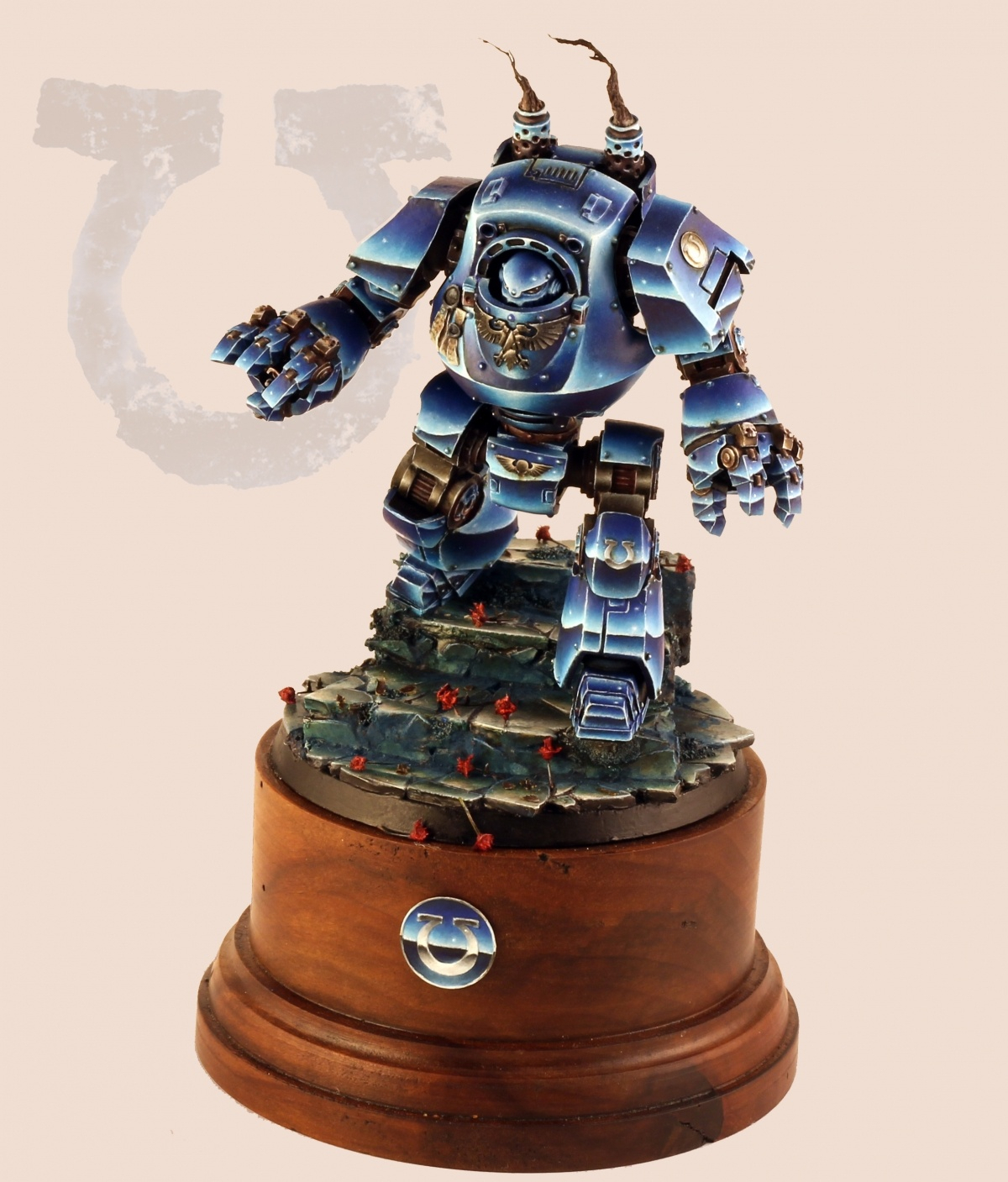 Ultramarine Contemptor Dreadnought By Stefan &amp;quot;Skelettets dedans Dreadnought 40K