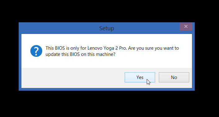 Updated The Bios Of My Lenovo Yoga 2 Pro Laptop To Version pour Lenovo System Update