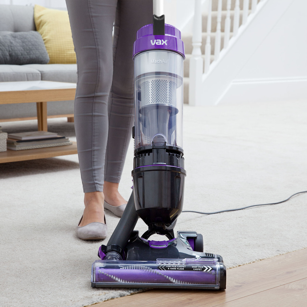 Vax Uca1Gev1 Mach Air Upright Vacuum Cleaner Bagless 2 dedans Vax Upright Vacuum Cleaner