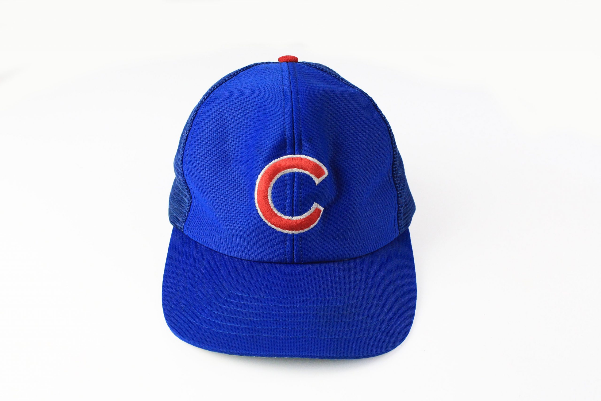 Vintage Chicago Cubs Trucker Cap Big Logo Mlb Usa Sport | Etsy dedans Chicago Cubs Trucker Hats