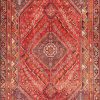 Vintage Red Tribal Abadeh Persian Wool Rug 5X8 concernant Antique Tribal Rugs