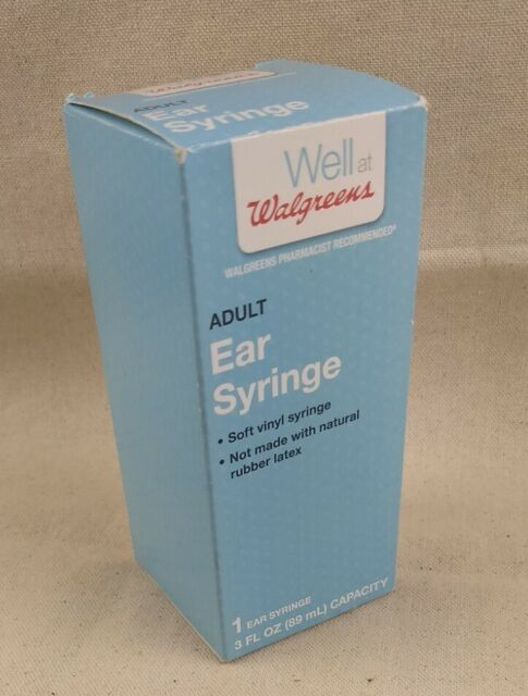 Walgreens Adult Ear Syringe - Soft Vinyl - Irrigate pour Ear Wax Removal Fort Myers Fl