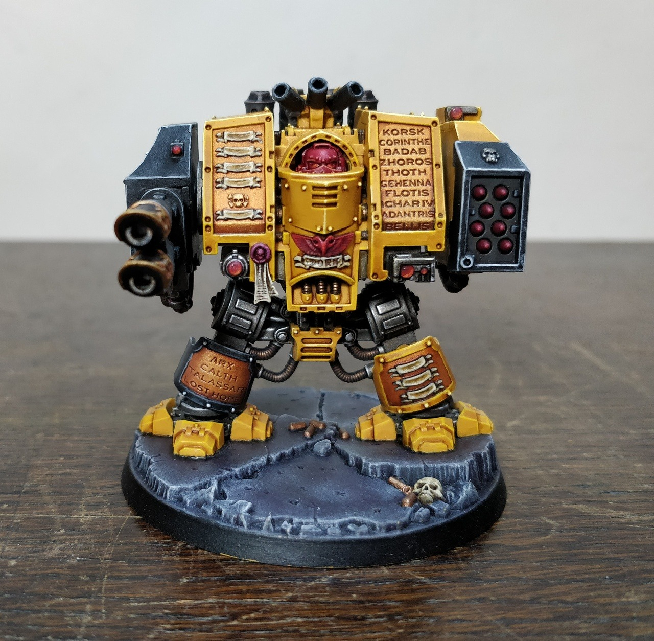 Warhammer 40K, Lotr, And More — Imperial Fists Venerable intérieur Warhammer 40K Dreadnought