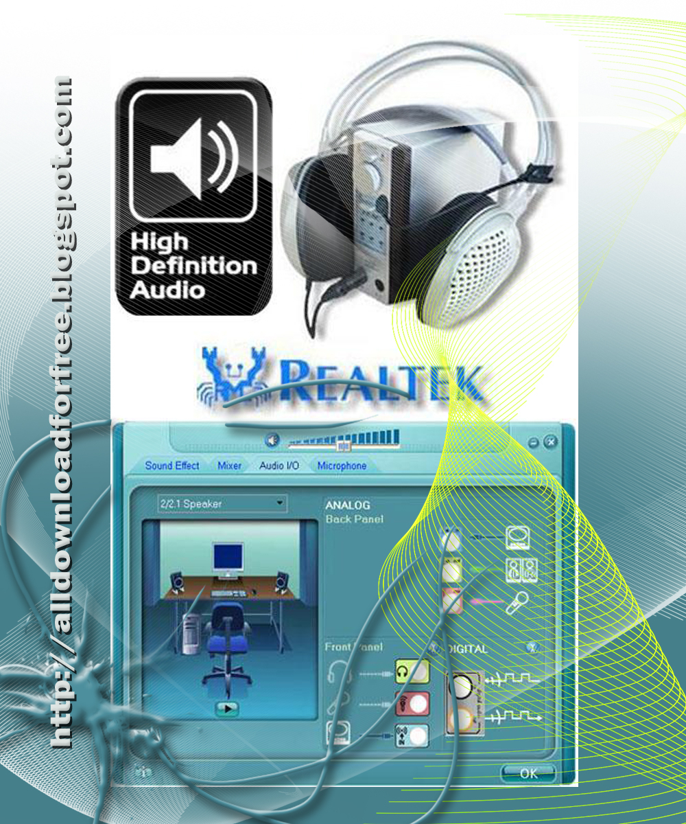 Windows And Android Free Downloads : Realtek Sound Driver dedans Realtek Drivers