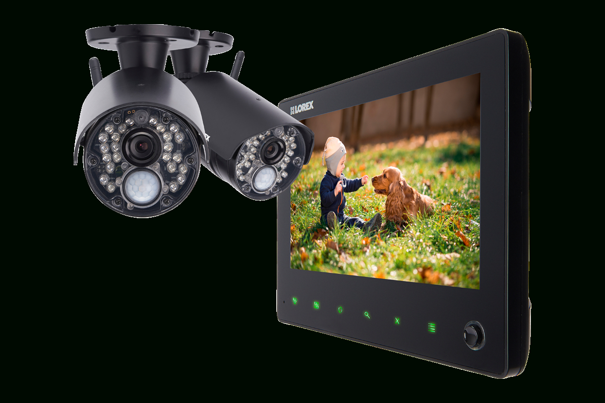Wireless Video Security System With 720P Hd Cameras &amp;amp; 7 intérieur Lorex Security System