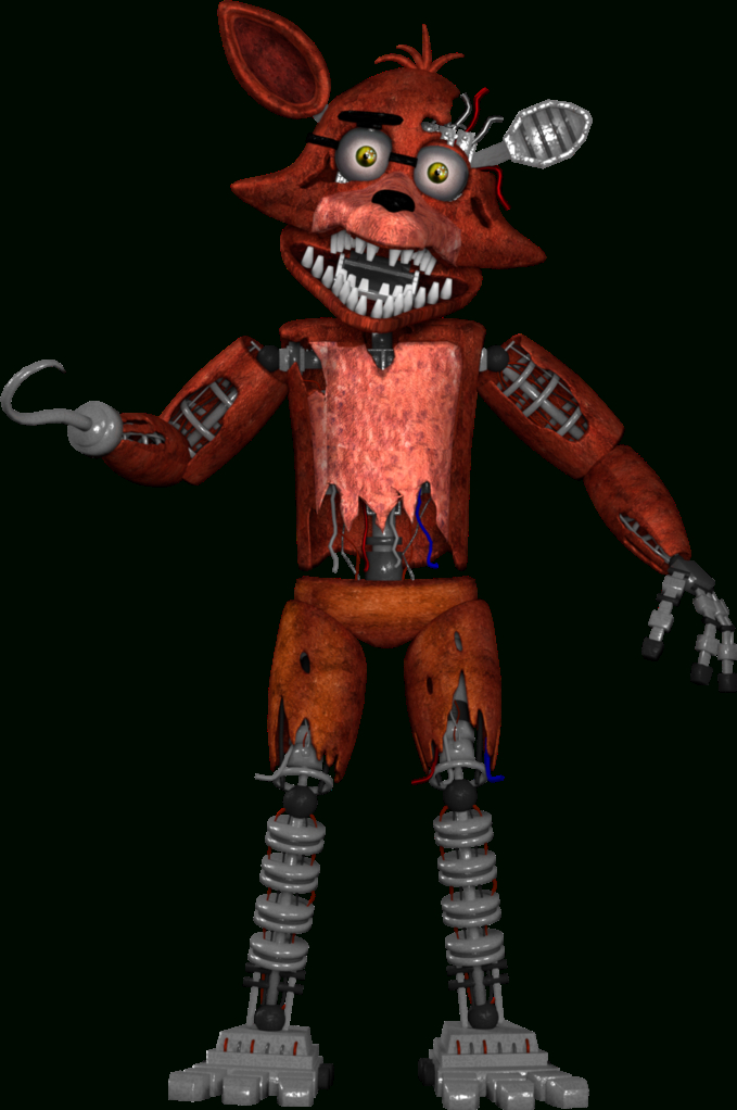 Withered Foxy - Sticker By Springfoxy dedans Withered Foxy