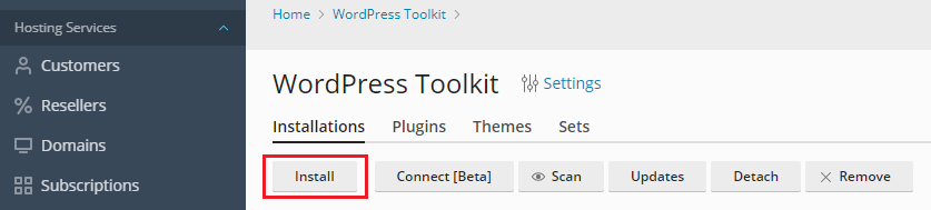 Wordpress Toolkit | Plesk Obsidian Documentation concernant WordPress Toolkit Plesk