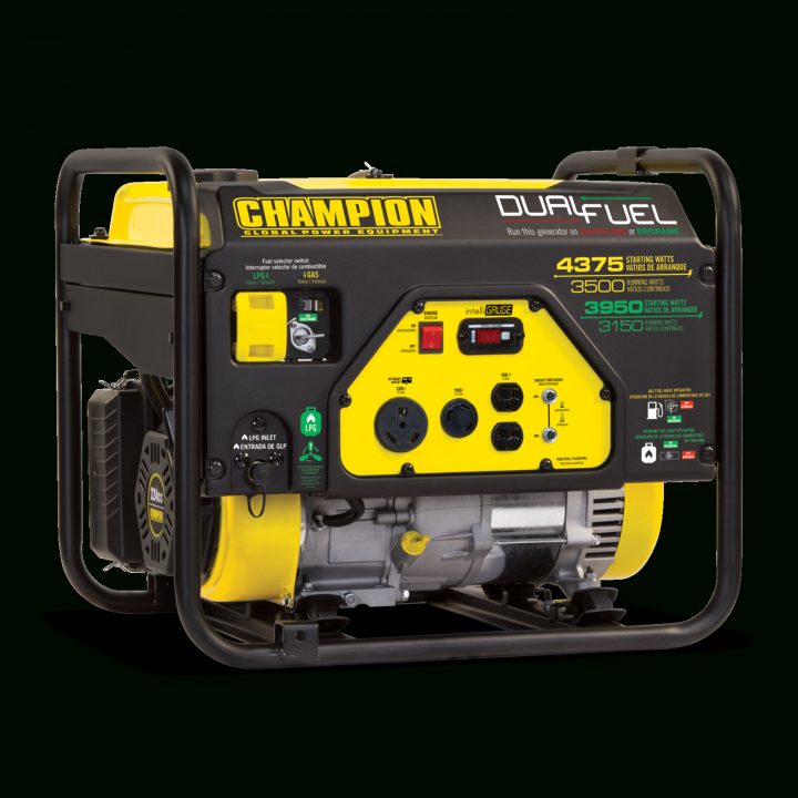 100307 - Champion 3500-Watt Dual Fuel Rv Ready Portable encequiconcerne Champion Dual Fuel Generator