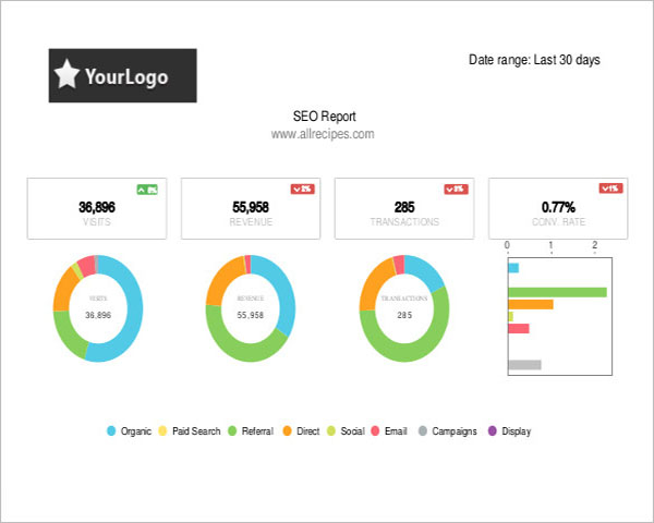 15+ Seo Report Templates Free Pdf, Excel, Doc Formats dedans Monthly Seo Report Template