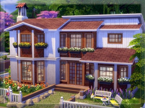 155 Best Sims 4 Home Ideas Images On Pinterest | Homes destiné Sims 4 House Ideas