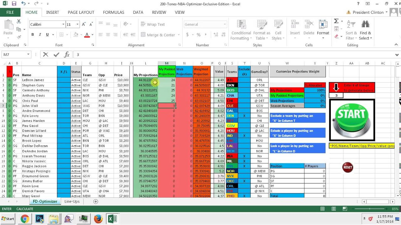 29 Best Photos Best Nba Fanduel Optimizer / Nba Daily dedans Lineup Optimizer