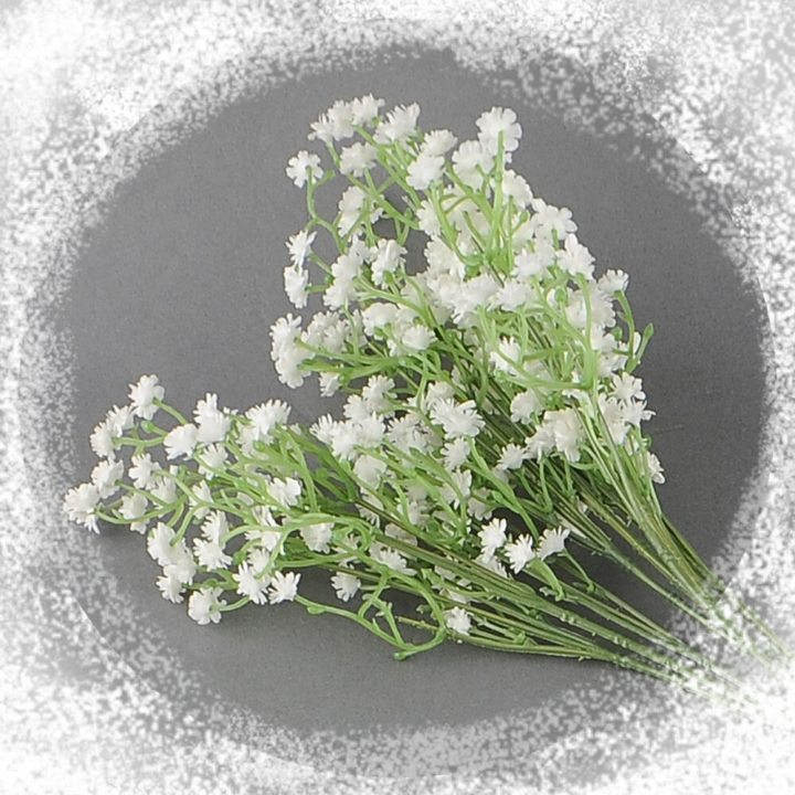 3Pcs Silk Artificial Baby'S Breath Gypsophila White Room encequiconcerne Artificial Gypsophila