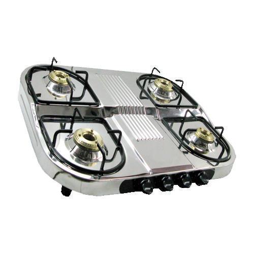 4 Stainless Steel Hpc Four Burner Gas Stove, For Kitchen concernant Hpc Burners