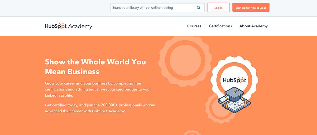 7 Free Digital Marketing Courses Online [Get Certified pour Hubspot Academy