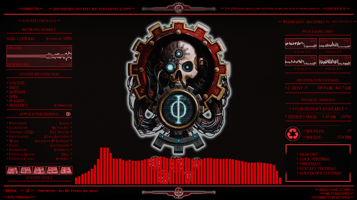 Adeptus Mechanicus Cogitator Desktop : 40Krpg destiné 40K Adeptus Mechanicus