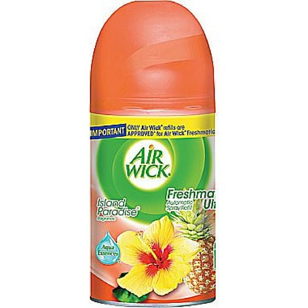 Air Wick Freshmatic Ultra Air Freshener Refill, Island tout Air Wick Automatic Room Freshener