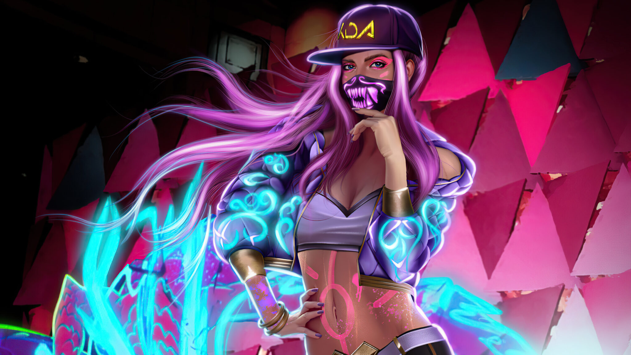 Akali Kda Colorful 4K dedans Akali Kda