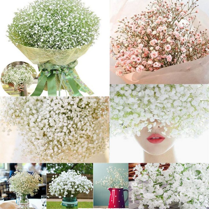 Artificial Fake Baby'S Breath Gypsophila Silk Flowers encequiconcerne Artificial Gypsophila