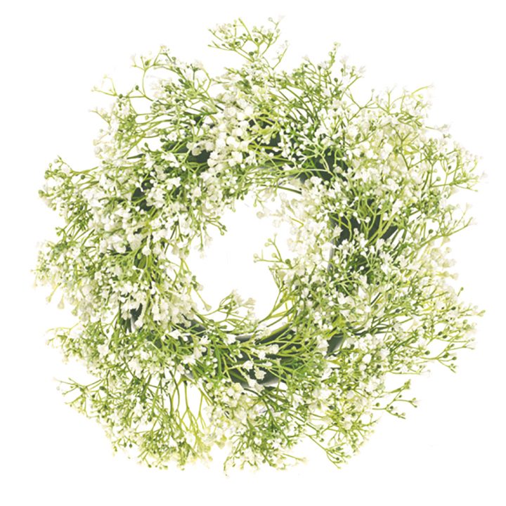 Artificial Gypsophila Wreath | 30Cm Luxury Gypsophila Wreath intérieur Artificial Gypsophila