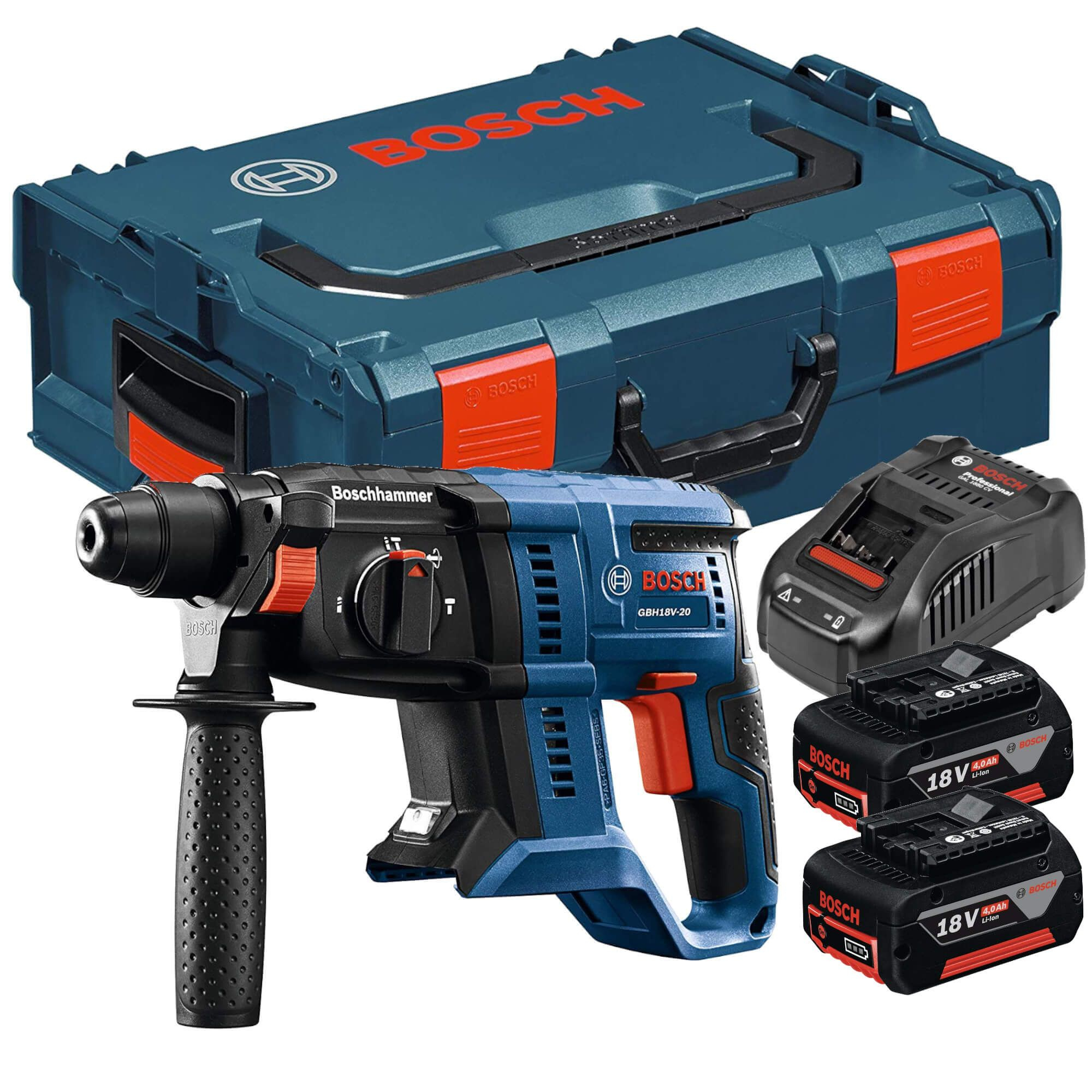 Bosch 18V Sds+ Rotary Hammer Drill 4Ah Kit à Bosch Hammer Drill