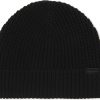 Burberry Wool Logo Tag Beanie Hat In Black For Men - Lyst encequiconcerne Burberry Beanie