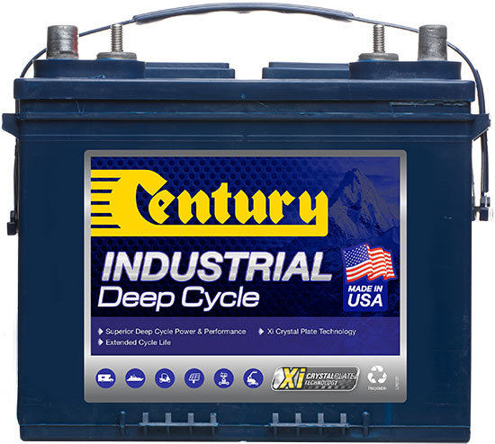 C24Dc Us Century Deep Cycle Industrial Battery 12V 85Ah 12 destiné Century Deep Cycle Battery