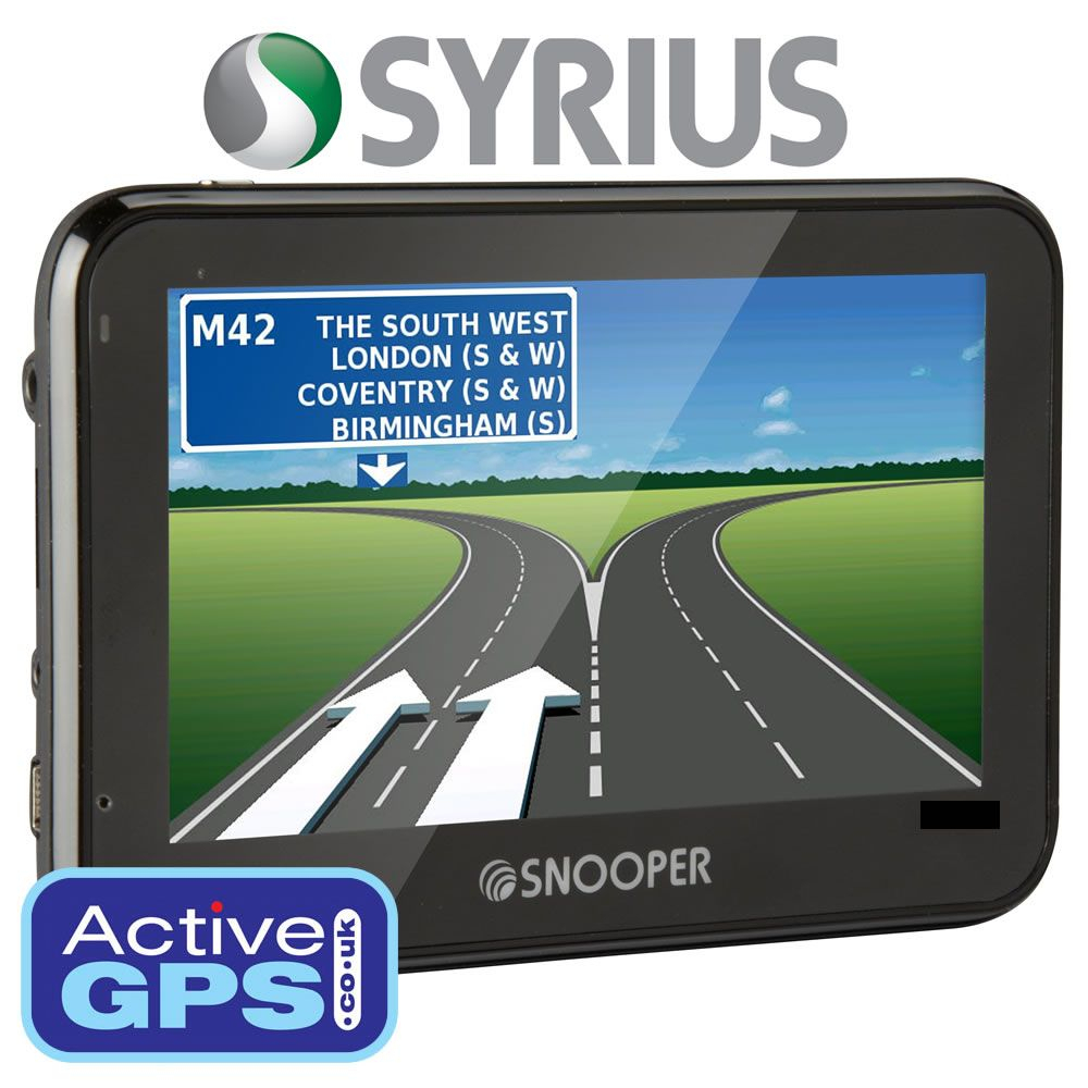 Car Sat Nav Snooper Syrius S2700 With A 4.3-Inch concernant Snooper Sat Nav