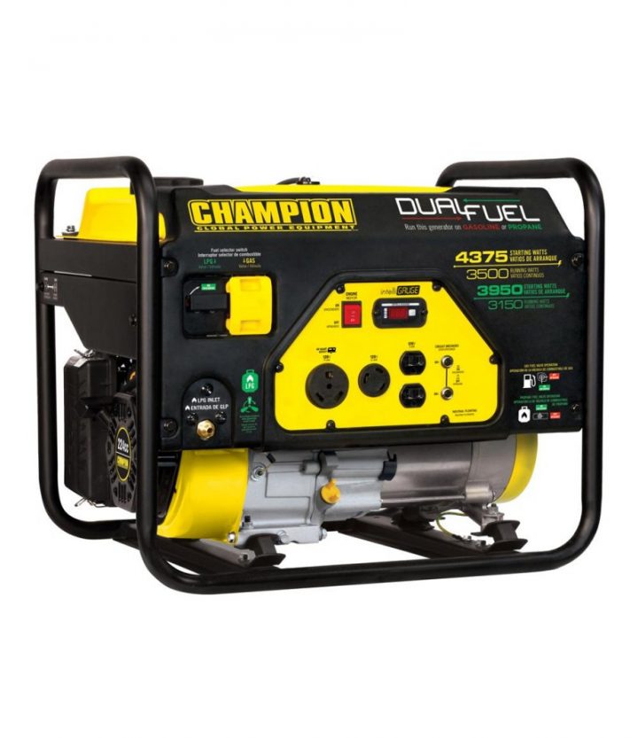 Champion 100307 - 3500 Watt Dual Fuel Portable Generator W destiné Champion Dual Fuel Generator