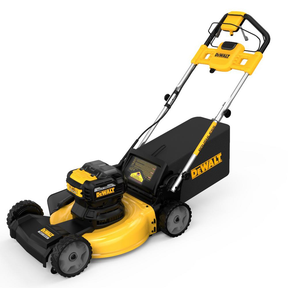 Dewalt 21.5 In. 20-Volt Max Lithium-Ion Cordless Battery tout Home Depot Lawn Mowers