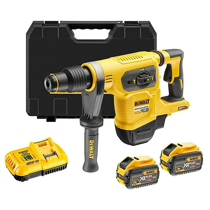 Dewalt Dch481X2 54V Flexvolt Sds Max Rotary Hammer Drill 2 tout Dewalt Sds Drill