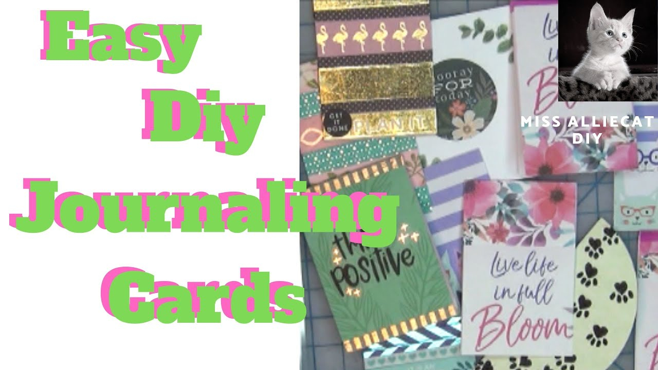 Diy Journal Cards For Planners Using Happy Planner Punch encequiconcerne Diy Journaling Cards