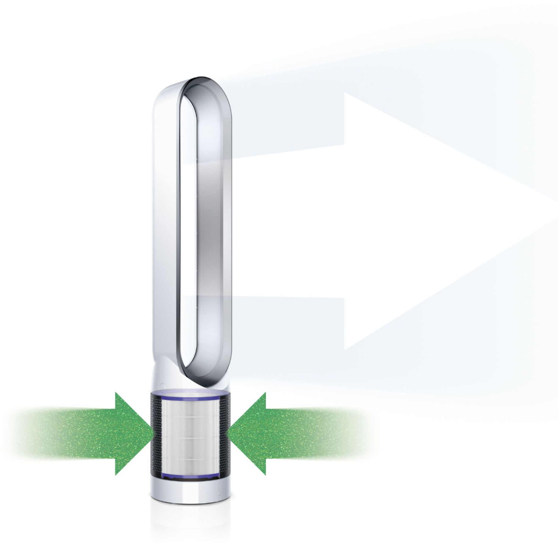 Dyson Pure Cool™ Tp01 Purifying Fan (Silver) - Superco serapportantà Dyson Pure Humidify Cool Silver