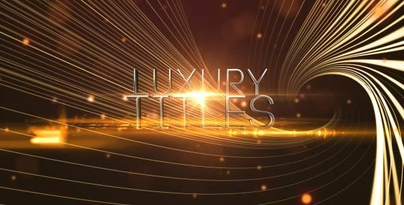 Elegant Luxury Titles (Special Events) #Envato #Videohive intérieur Envato After Effects