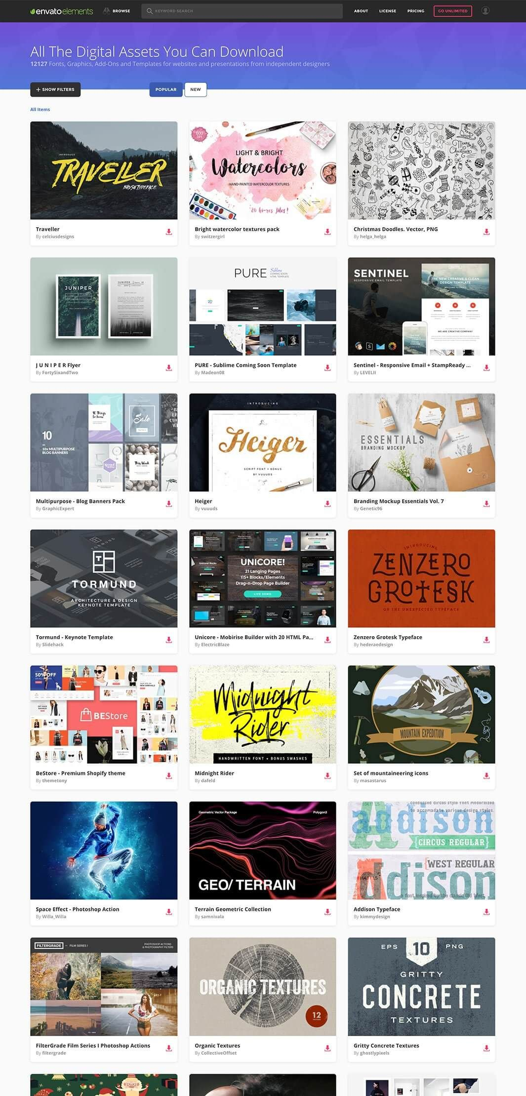 Envato Elements | Unlimited Video Templates | Templates tout Envato Templates
