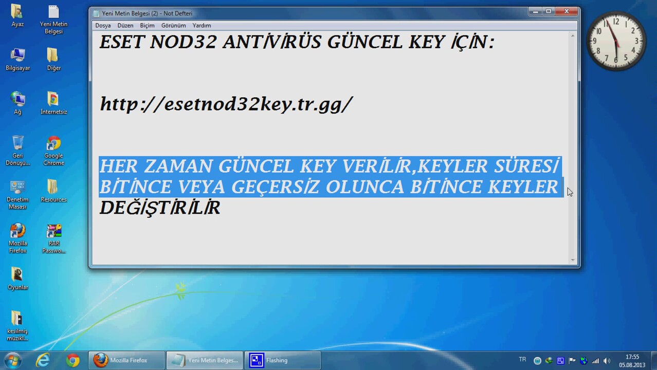 Ключи Keys для антивирусов nod32. Свежие ключи на нот 32.
