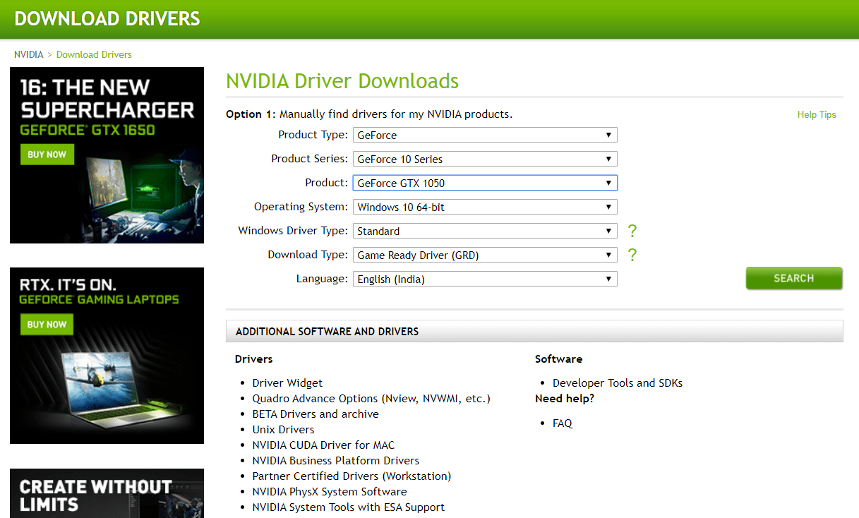 Fix Nvidia Geforce Experience Error Code 0X0003 &amp;amp; 0X0001 dedans Nvidia Geforce Drivers