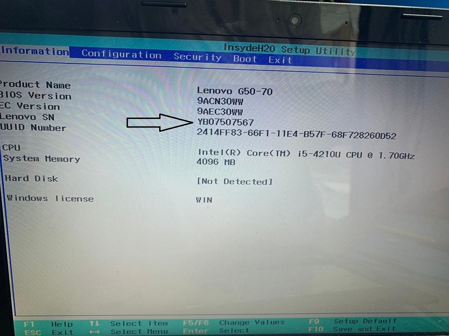 Forum - Lenovo G50-70 Change Lenovo Serial Number à Lenovo Serial Number