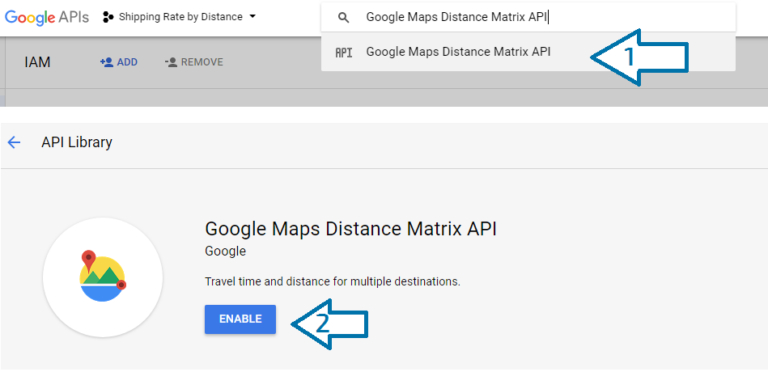 How To Enable Distance Matrix Api For Google Map - Wp Hacks4U à Distance Matrix Api